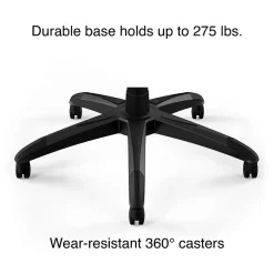 New Staples Vortex Bonded Leather Ergonomic Gaming Chair, Black and (51465-CC) Gaming Chairs