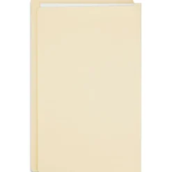 Staples End Tab File Folder, Straight Cut, Legal Size, , Manila, Reinforced Tab, 100/Box (ST62571) Hot