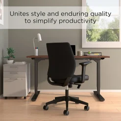 Outlet ® Essentials Ergonomic Fabric Swivel Task Chair, Black (UN59380) Office Chairs