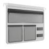 Sale File Cabinet Tech Organizer, Gray/Black (TR62605) File Cabinets
