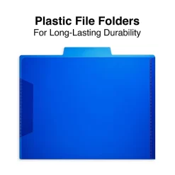 Staples File Folders, 1/3-Cut Tab, Letter Size, Assorted Colors, 6/Pack (TR10847/10847) Discount