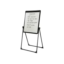 Hot Flip Chart Easel, Black Steel (28216US/50444US) Dry Erase