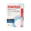 Staples ® Fluent LQ™ Highlighters, Pink, 12pk Outlet