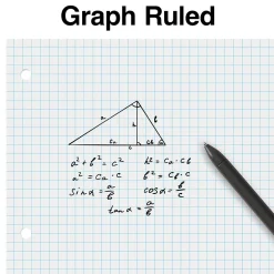 Staples ® Graph Ruled Filler Paper, 8