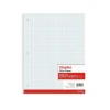 Staples ® Graph Ruled Filler Paper, 8" x 10.5", White, 80 Sheets/Pack (ST25634D) Clearance