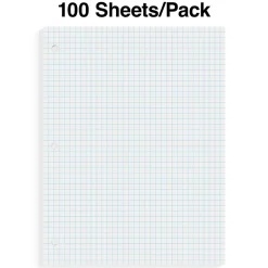 Staples Graph Ruled Filler Paper, 8.5