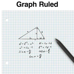 Staples Graph Ruled Filler Paper, 8.5