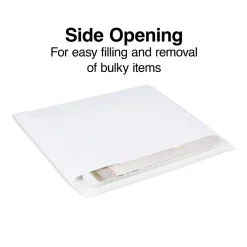 Staples Gummed Booklet Envelopes, 10" x 13", White, 100/Box (SPL487765)* Business