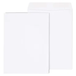 Staples Gummed Catalog Envelopes, 9"L x 12"H, White, 250/Box (486949R)* Catalog