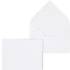 Staples Gummed Invitation Envelopes, 5 3/4" x 4 3/8", White, 250/Box (266767N)* Business