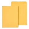Staples Gummed Kraft Catalog Envelopes, 10"L x 13"H, Brown, 100/Box (SPL534750)* Catalog