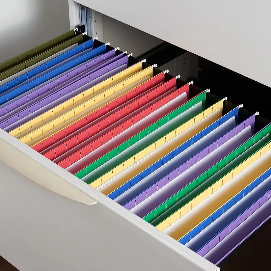 Staples Hanging File Folder, Stright Cut, Legal Size, Standard Green, 25/Box (ST521252/521252) New