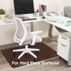 Hard Floor Chair Mat, 36" x 48'', Cherry (23342) Chair Mats
