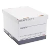 Staples Heavy Duty File Box, Lift Off Lid, Letter/Legal, White/Gray, 12/Carton (TR59219) Sale