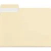 Staples Heavy Duty File Folder, 1/3-Cut Tab, Letter Size, Manila, 50/Box (ST62566) Clearance
