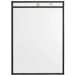 Staples Heavy Duty Stitched Job Ticket Holder, 9" x 12", Clear, 25/Pack (17703) Best