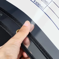 Staples Heavy Weight Stitched Job Ticket Holder, 8.5" x 11", Clear, 25/Pack (17700)