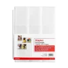 Staples Heavy Weight Trading Card Pages, 8.5" x 11", Clear, 50/Pack (51511) Outlet