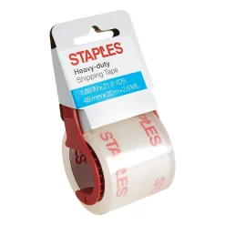 Staples Heavy-Duty Packing Tape, 1.88"W x 21.8 Yards, Clear (52195)* Packing Tape