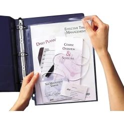 Staples Heavyweight Secure-Top Sheet Protectors, Clear, 25/Pack (15953) Online