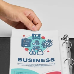 Staples Heavyweight Sheet Protector, 5.5