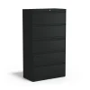 Best HL8000 Commercial 5-Drawer Lateral File Cabinet, Locking, Letter/Legal, Black, 36"W (21754D) File Cabinets