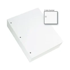Hot 3-Hole Punch Copy Paper, 8.5