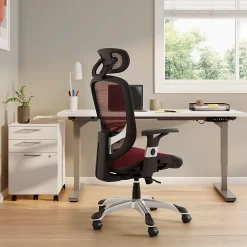 Outlet Hyken Ergonomic Mesh Swivel Task Chair, Maroon (UN59462) Office Chairs
