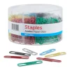 Staples Jumbo Paper Clips, Assorted Colors, 500 Clips/Pack (ST40653/40653) Hot