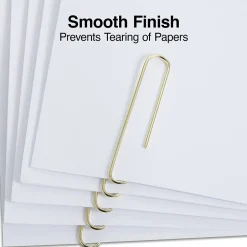 Staples Jumbo Paper Clips, Gold, 100/Pack (32012) Outlet