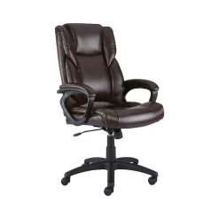 Online Kelburne Luxura Ergonomic Faux Leather Swivel Executive Chair, (58227-CC) Office Chairs