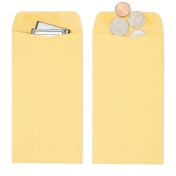 Staples Kraft #7 Currency Envelopes, 3 1/2 x 6 1/2, Brown, 500/Box (SPL17199)* Business