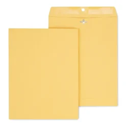 Staples Kraft Clasp & Moistenable Glue Catalog Envelopes, 10" x 13", Brown Kraft, 12/Pack (ST19005/19005)* Catalog