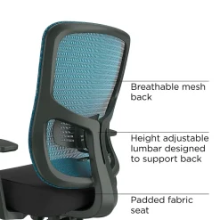 Discount Kroy Ergonomic Fabric Swivel Task Chair, (UN59458) Ergonomic Chairs