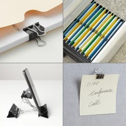 Staples Medium Binder Clips, 0.63