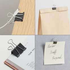 Staples Medium Binder Clips, 0.63