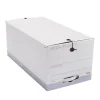 Staples Medium Duty File Box, String and Button Lid, Letter, White/Gray, 12/Case (TR59221) Best