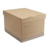 Staples Medium Duty File Box, Lift Off Lid, Letter/Legal, Brown/Gray, 12/Carton (TR59213) Online