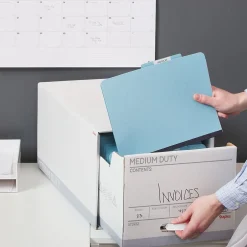 Staples Medium Duty File Drawers, Letter, White/Gray, 6/Carton (TR59225) Clearance