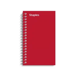 Staples ® Memo Books, 3" x 5", College Ruled, Assorted Colors, 75 Sheets/Pad, 5 Pads/Pack (TR11493) Best