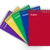 Staples Memo Pads, 3" x 5", College Ruled, Assorted Colors, 75 Sheets/Pad, 5 Pads/Pack (TR11491) Clearance