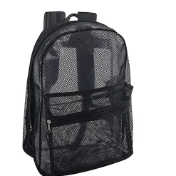 Backpacks<Staples Mesh Backpack, Black (29693)