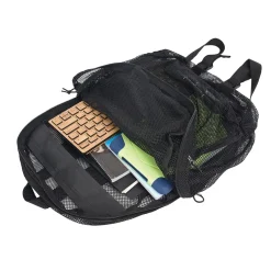 Backpacks<Staples Mesh Backpack, Black (29693)