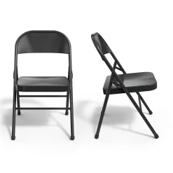 Outlet ® Metal Office Stacking & Folding Chair, , 4/Pack (51501) Folding & Stacking