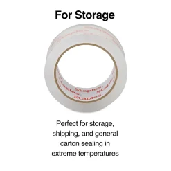 Staples ® Moving & Storage Packing Tape with Dispenser, 1.88