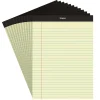 Staples Notepads, 8.5" x 11.75", Wide Ruled, Canary, 50 Sheets/Pad, Dozen (ST57300) Discount