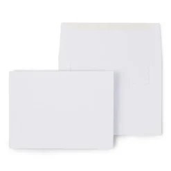 Staples Photo A6 Invitation Envelopes, 4 3/4" x 6 1/2", White, 50/Box (ST16985-CC)* Security Tinted