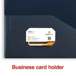 Staples 2-Pocket Plastic Presentation Folder, Blue (21624-CC/20644) Best