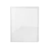 Staples 2-Pocket Plastic Presentation Folder, Clear (ST26382-CC) New