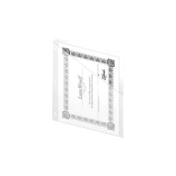 Staples 2-Pocket Presentation Folders, Clear, 5/Pack (36051) Outlet